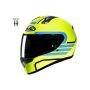 Мотошлем HJC C10 LITO MC3H желтый M Визор
